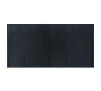 vidaXL Alfombra Rectangular bambú Gris 100x200 cm, Alfombra de área, Alfombra de Sala de Estar, Alfombra de Cocina, Alfombra de Piso