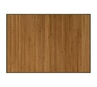 vidaXL Alfombra Rectangular bambú marrón 70x100 cm, Alfombra de área, Alfombra de Sala de Estar, Alfombra de Cocina, Alfombra de Piso