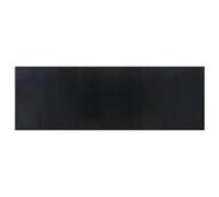 vidaXL Alfombra Rectangular bambú Negro 100x300 cm, Alfombra de área, Alfombra de Sala de Estar, Alfombra de Cocina, Alfombra de Piso