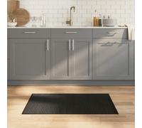 vidaXL Alfombra Rectangular bambú Negro 60x100 cm, Alfombra de área, Alfombra de Sala de Estar, Alfombra de Cocina, Alfombra de Piso