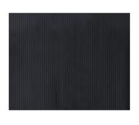 vidaXL Alfombra Rectangular bambú Negro 80x100 cm, Alfombra de área, Alfombra de Sala de Estar, Alfombra Rectangular, Alfombra de Piso