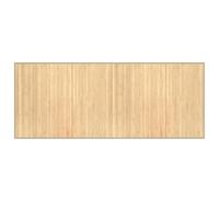 vidaXL Alfombra Rectangular de Bambú Color Natural Claro 80x200 cm para Sala de Estar, Cocina y Piso