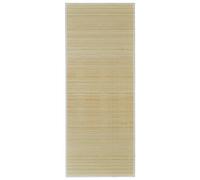 vidaXL Alfombra de Bambú Natural Rectangular 80x300cm Salón Mantel Alfombrilla