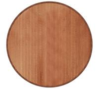 vidaXL Alfombra Redonda bambú marrón 100 cm, Alfombra de área, Alfombra de Sala de Estar, Alfombra de Cocina, Alfombra de Piso, Alfombra de Dormitorio