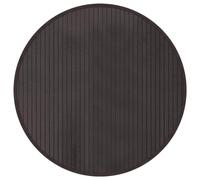 vidaXL Alfombra Redonda bambú marrón Oscuro 60 cm