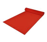 vidaXL Alfombra roja de 1 x 10 m, moderna, elegante, rectangular, enrollable, de poliéster, para decoración de interiores, glamorosa, portátil