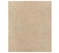 vidaXL Alfombra ZIZUR Apariencia de Yute Interior Exterior 240x340 cm, Alfombra de Exterior, Alfombra de Suelo, Alfombra de Yute, Alfombra de Puerta