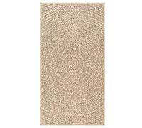 vidaXL Alfombra ZIZUR Apariencia de Yute Interior y Exterior 60x110 cm, Alfombra de Exterior, Alfombra de Suelo, Alfombra de Yute, Alfombra de Puerta