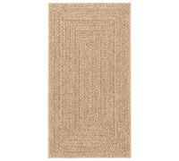 vidaXL Alfombra con aspecto de yute — Interior y exterior — 80x150 cm