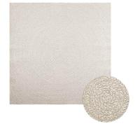 vidaXL Alfombra ZIZUR Apariencia Yute Interior Exterior Crema, Alfombra de Exterior, Alfombra de Suelo, Alfombra de Yute, Alfombra de Puerta