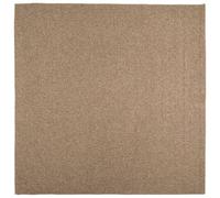 vidaXL Alfombras de área Cuadrado AGIRA Natural 240 x 240 cm Poliéster, Alfombra Moderna para Sala, Antideslizante, Suave al Tacto, Ideal para Dormitorio, Oficina, Beige y marrón