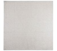 vidaXL Alfombras de área LUGO Crema y Gris 240 x 240 cm Poliéster, Alfombra Moderna para Sala, diseño Antideslizante, Suave, Grande, Ideal para Cualquier Espacio Interno