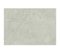 vidaXL Alfombras de área HUARTE Verde 340 x 240 cm Poliéster, Alfombra Moderna Duradera con diseño Antideslizante para Sala de Estar, Dormitorio u Oficina, área Texturizada de poliéster, Serie Huarte