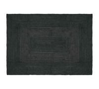 vidaXL Alfombras de área Rectangular Gris Oscuro 120 x 170 cm Yute, Alfombra de Yute, Hecha a Mano, Moderna, Suave, para el salón, decoración Duradera del hogar