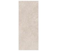 vidaXL Alfombras de área Rectangular HUARTE Beige 200 x 80 cm, Alfombra Moderna Duradera con diseño Antideslizante para Sala de Estar, Dormitorio u Oficina, área Texturizada de poliéster, Serie Huart