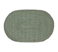 vidaXL Alfombras de área Verde Oliva 122 x 183 cm Yute, Alfombra de Yute estilosa, área Moderna, Hecha a Mano, Textura ecológica, Acento Decorativo para Sala