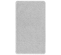 vidaXL Alfombrilla de baño Gris contemporánea Alfombra de poliéster Antideslizante Suave y Absorbente | Lavable a máquina 70 x 120 cm | Ideal para Uso Interno