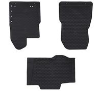 vidaXL Alfombrilla de Coche 3 pcs Negro TPE, Zapatos cómodos para Usar Todos los días, Antideslizantes, Ligeros, Ideales para Entrenar, Caminar, Correr y Actividades cotidianas