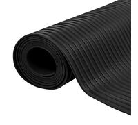 vidaXL Alfombrilla de Goma Antideslizante Acanalado Ancho Hogar Garaje Suelo Moquetas Materiales Construcción Bricolaje Resistente Útil 1.5x2m 3mm