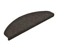 vidaXL Alfombrillas Autoadhesivas Escalera 15 uds Antracita 65x21x4 cm