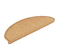 vidaXL Alfombrillas Autoadhesivas Sisal 15 uds, Tapetes de Escaleras Antideslizantes, Protectores de Peldaños, Decoraciones para Hogar, Color Sisal