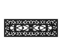 vidaXL Alfombrillas de Escalera 5 uds, Tapetes para Peldaño de Escalera, Alfombrillas Antideslizantes, Cubiertas de Escalones, Goma 25x75 cm