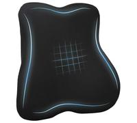 vidaXL Almohada con Almohada Ajustable Negro 40 x 40 x 11 cm Malla, Accesorio Moderno para el Dormitorio, cojín Transpirable, Fundas Removibles, decoración Funcional, Almohada Sencilla para una comod