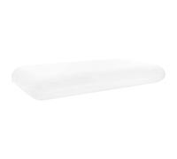vidaXL Almohada para Dormir Liso 74 x 39 x 13 cm, Almohada de Espuma, Soporte Rectangular para Cuello, Suave y Hipoalergénica, Ideal para el Descanso en Casa