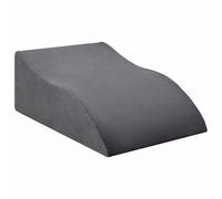 vidaXL Almohada para Piernas Gris 68 x 41 x 24 cm Espuma PU, Cojín para piernas, Soporte ergonómico, diseño Moderno, Comodidad para casa, Relax, Rodillas