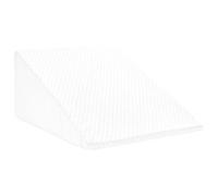 vidaXL Almohada para Piernas Liso 60 x 50 x 30 cm, Cojín cómodos, cuña de Espuma viscoelástica, Soporte ergonómico, Suave para piernas, Alivio de presión