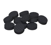 vidaXL Almohadillas para Pies de Muebles 12 pcs Negro Ø 14 x 4 mm EVA, Protectores de piso asequibles, almohadillas antideslizantes, seguridad para tus muebles, cómodos y resistentes