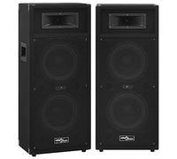 VidaXL Altavoces Pasivos Profesionales 1000W Negros