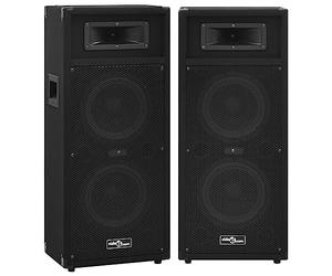 vidaXL Altavoces Escenario Profesional HiFi pasivos 2 uds 1000W Negro