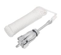 vidaXL Ancla Plegable con Cuerda Hierro maleable Plateado 2,5 kg