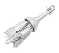 vidaXL Ancla Plegable Hierro Fundido galvanizado Caliente Plata 0,7 kg