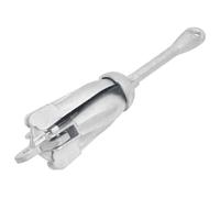 vidaXL Ancla plegable Hierro maleable Plateado 8 kg
