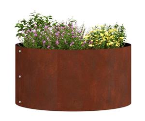 vidaXL Anillo para Maceta Oxidado 40 x 40 x 20 cm Acero autopatinable | El acabado rústico de esta maceta le da un look desgastado que queda bien en cualquier lugar,