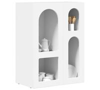 vidaXL Aparador 59 x 35 x 80.5 cm Madera de ingeniería, Conjunto de Mesa Moderno y Duradero para Reuniones Familiares, Diseño Rectangular Estiloso, Decoración Versátil, Acabado de Calidad