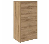 vidaXL Aparador 6 cajones contrachapada 50x34x96 cm