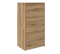 vidaXL Aparador 6 cajones contrachapada 50x34x96 cm