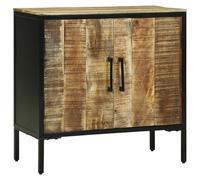 vidaXL Aparador 70x35x70 cm Madera Sólida Rústica de Mango