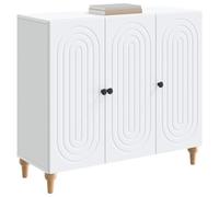 vidaXL Aparador 89 x 34,5 x 80 cm Madera de Ingeniería, Sala de Estar, gabinete Moderno, Almacenamiento Chic, diseño Rectangular, solución Amplia y organizadores funcionales