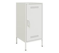 Vidaxl aparador acero blanco 36x39x79 cm