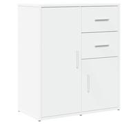 vidaXL Aparador, Alacena Alta con Almacenamiento, Armario Auxiliar de Buffet, Mueble para Salón Cocina Pasillo, Madera de Ingeniería Blanco