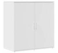 vidaXL Aparador, Alacena Alta con Almacenamiento, Armario Auxiliar de Buffet, Mueble para Salón Cocina Pasillo, Madera de Ingeniería Blanco