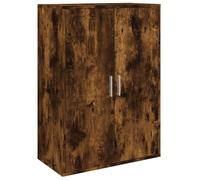 vidaXL Aparador, Alacena Alta con Almacenamiento, Armario Auxiliar de Buffet, Mueble para Salón Cocina Pasillo, Madera de Ingeniería Roble Ahumado