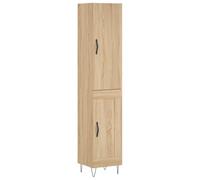 vidaXL Aparador de Madera contrachapada Roble Sonoma 34,5x34x180 cm