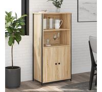 vidaXL Aparador , Alacena con Puertas Estantes, Armario Consola, Aparador Auxiliar para Salón Hogar, Madera Contrachapada
