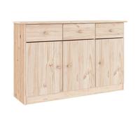 vidaXL Aparador, Aparador con Pomos, Armario Auxiliar de Almacenaje, Mueble Aparador para Salón Pasillo Cocina, Madera Maciza de Pino