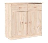 Vidaxl aparador alta madera maciza de pino 77x35x73 cm